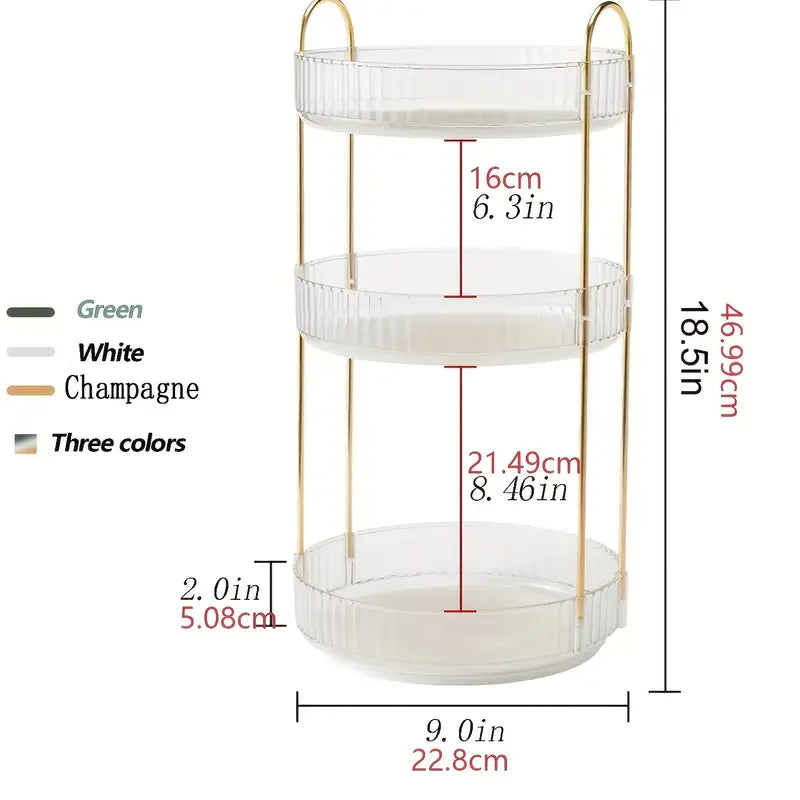 360° Rotating Skincare, Perfume & Beauty Organiser-2