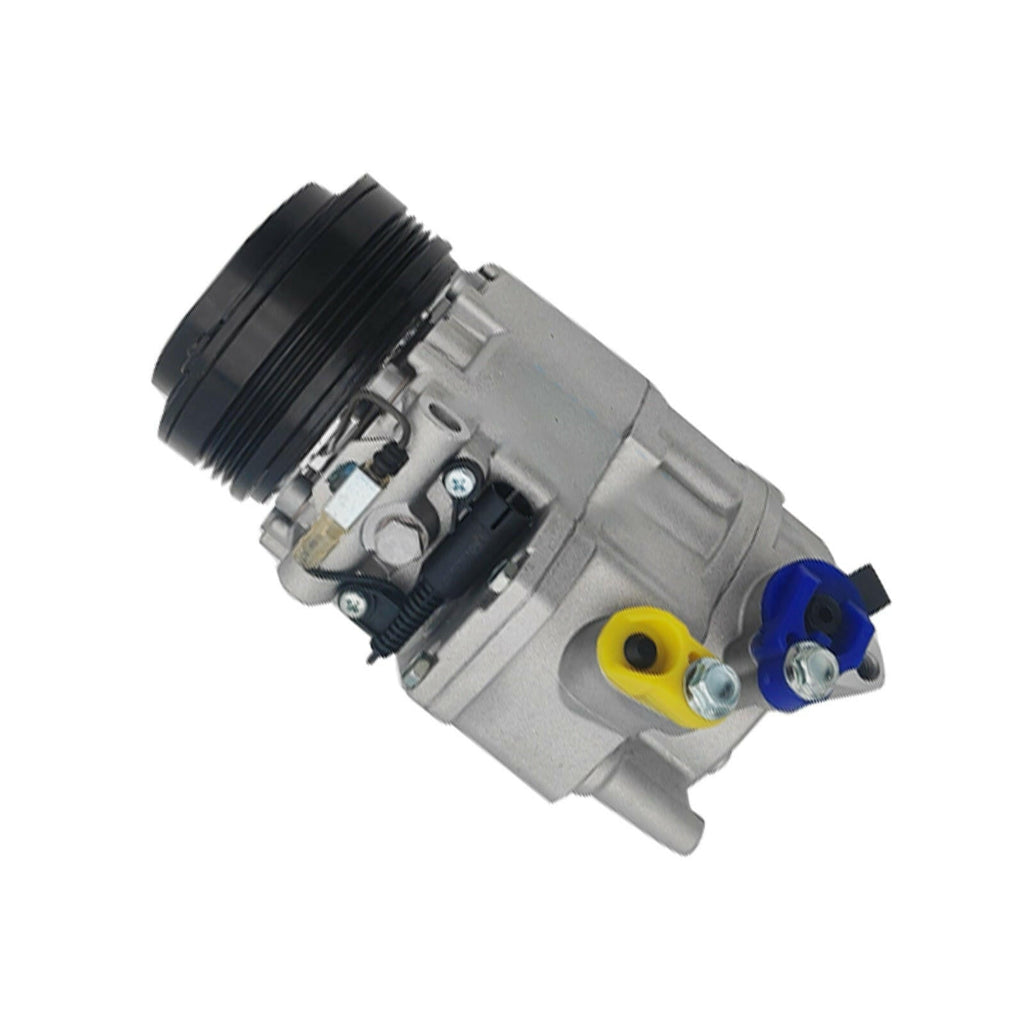 AC Compressor Suitable For BMW E53 X5 3.0d 3.0i 3.0L M57 D30 SAV With Belt Pulley-3