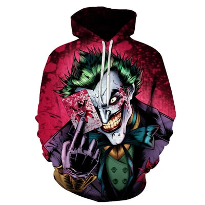 joker 3D Print Sweatshirt Hoodies Men and women Hip Hop Funny Autumn Streetwear Hoodies Sweatshirt For Couples Clothes-2